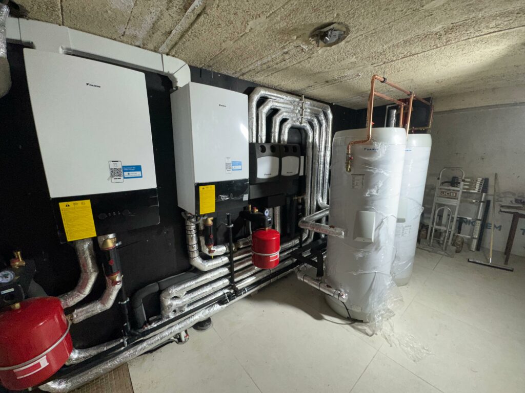 remplacement d’une ancienne chaudière par modèle à condensation moderne