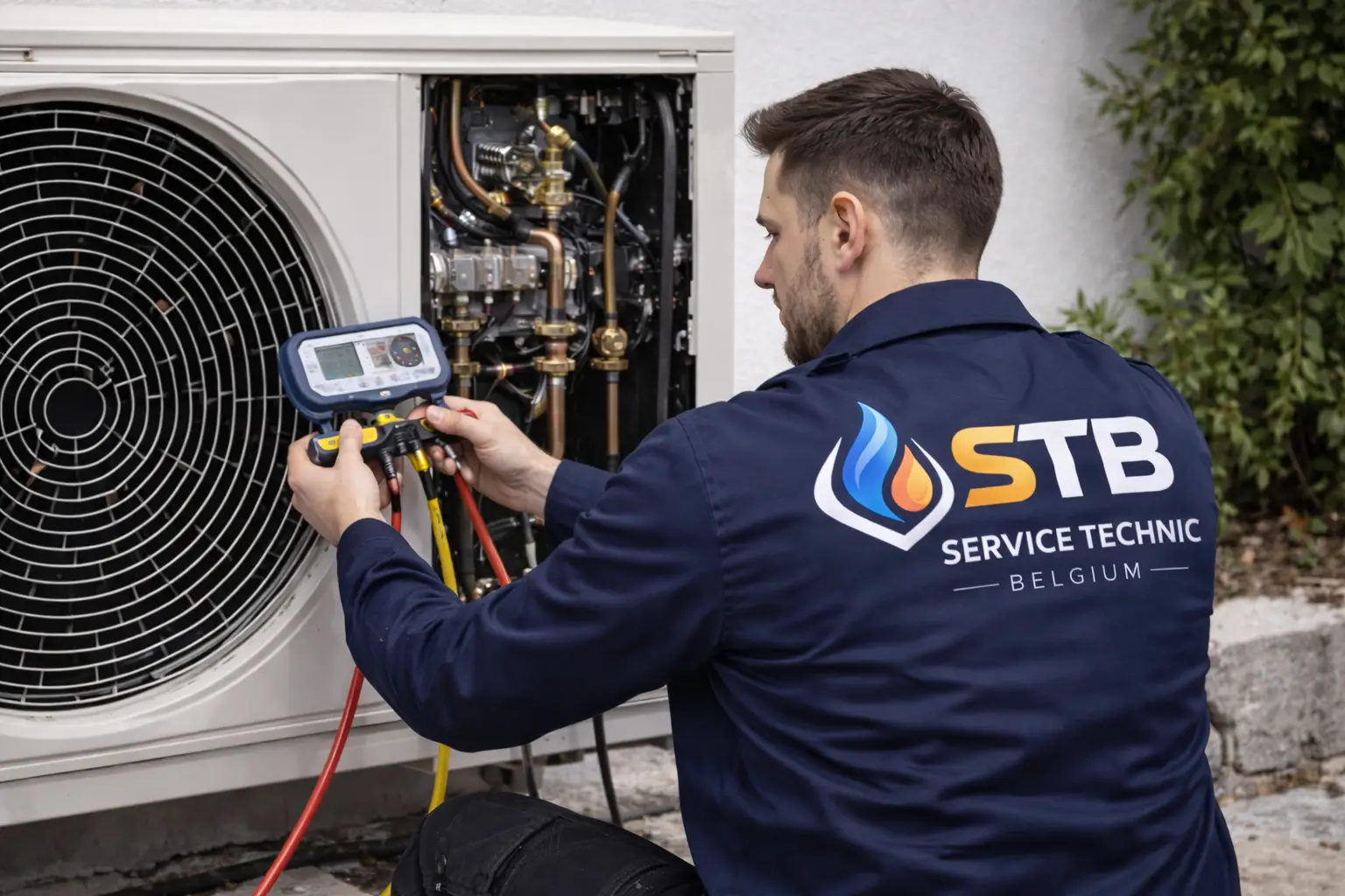 Installation professionnelle de pompe à chaleur écologique en Belgique