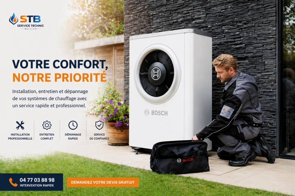 Chauffagiste Rhode-Saint-Genèse installation entretien dépannage chaudière rapide