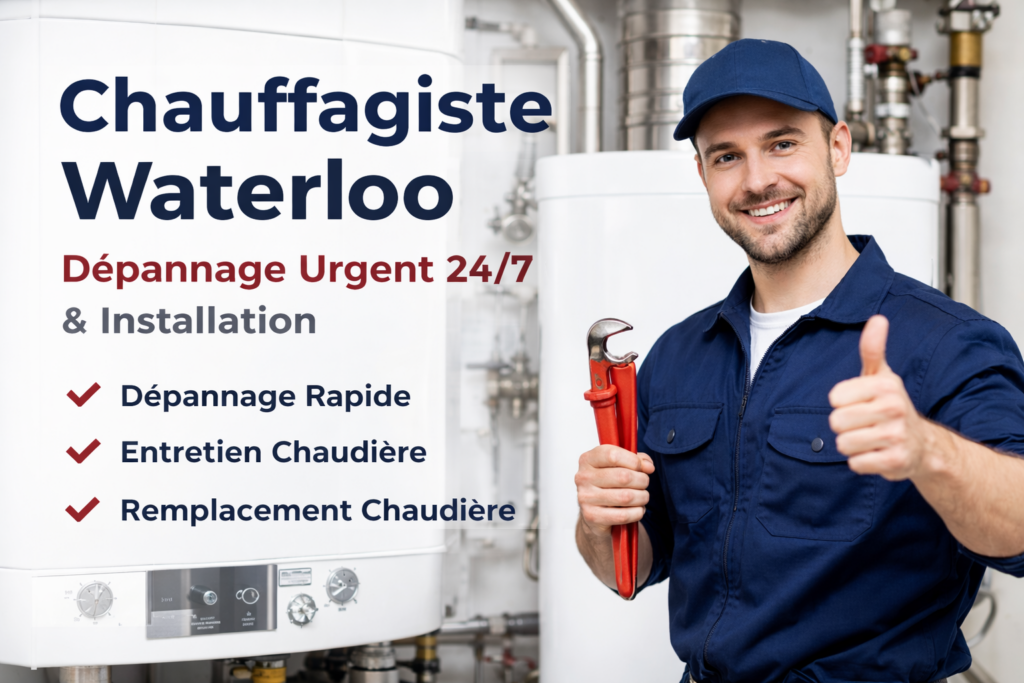 chauffagiste waterloo dépannage installation chaudière