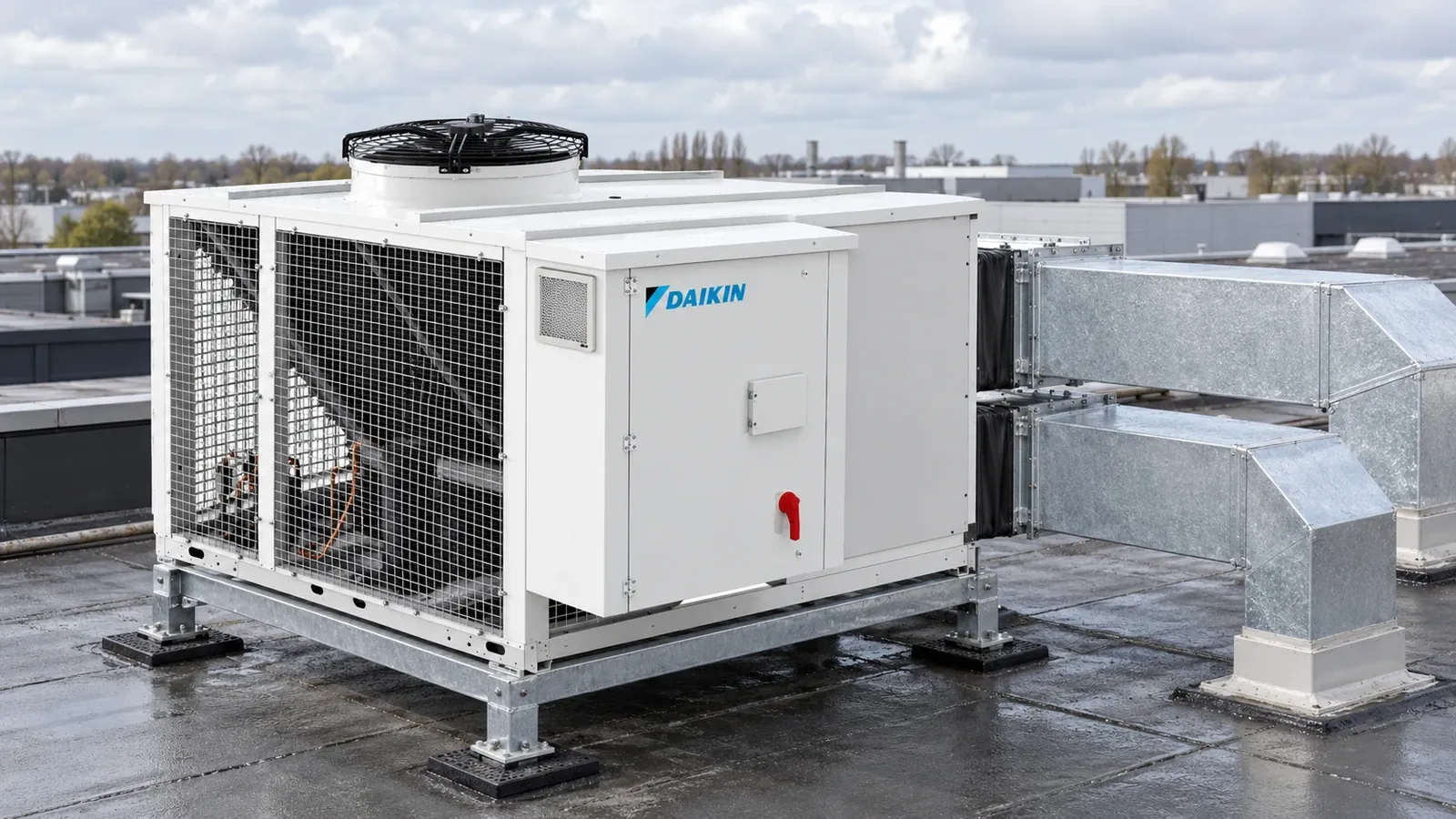 Industrial rooftop air conditioning unit